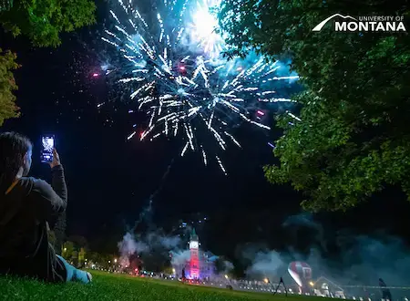 Pep Rally at UM Missoula