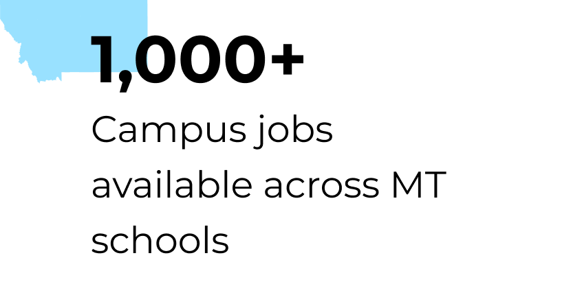 1,000+ campus jobs available across MT schools