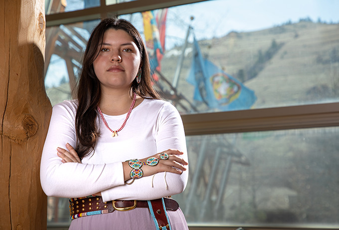 Native American student